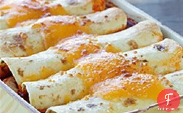 Enchiladas De Frango Do Chile Verde