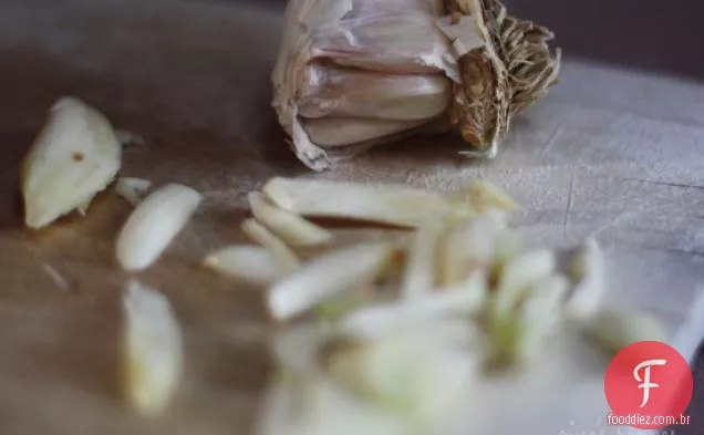 Carne assada do amante do alho