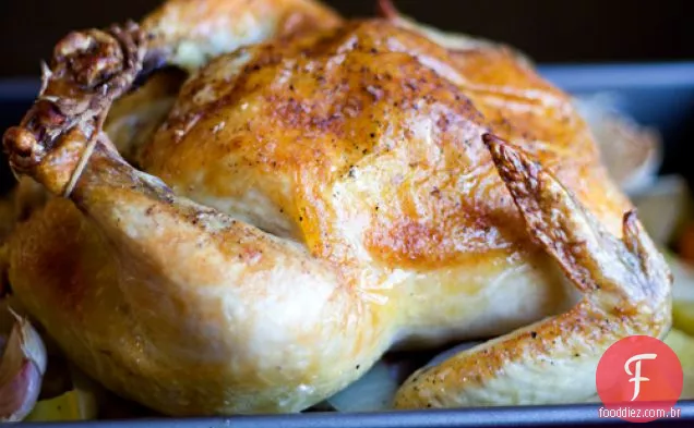 Frango Assado Com Alho