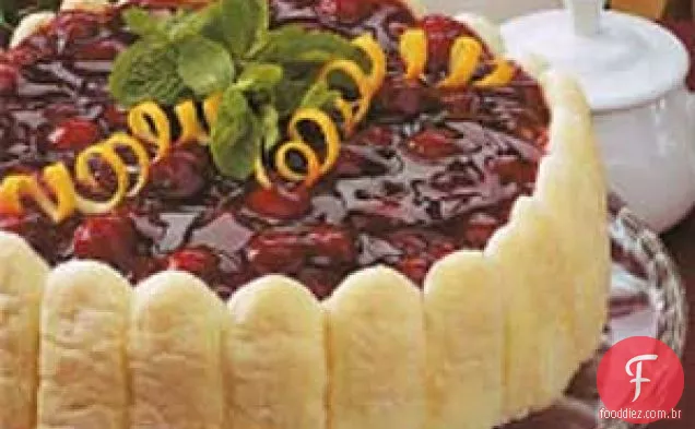 Torta De Queijo Cereja