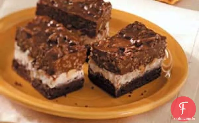 Brownies De Três Camadas