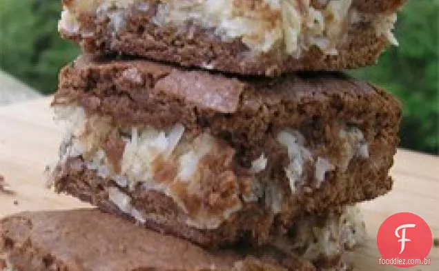 Brownies De Macaroon De Coco