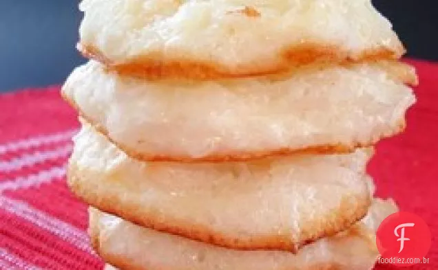 Macaroons de coco rápidos e fáceis