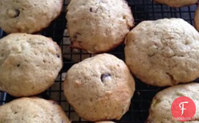 Biscoitos De Banana E Chocolate