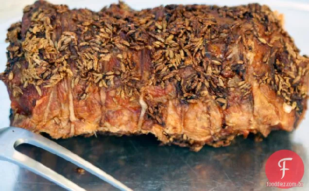 Carne De Porco Assada Com Erva-Doce E Alho