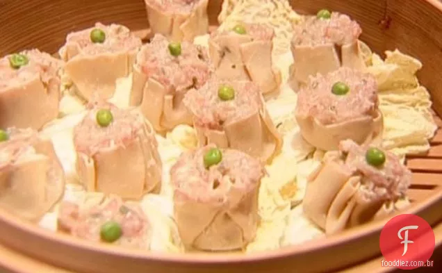 Shumai de camarão, Vieira e porco