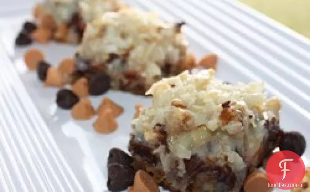 Barras De Biscoitos Mágicos De Sete Camadas