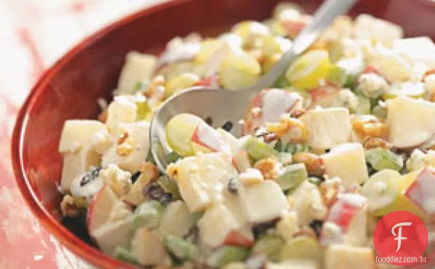 Salada Waldorf com queijo azul