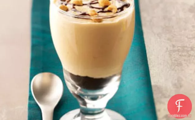 Parfaits De Amendoim Com Chocolate