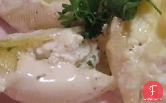 Manicotti Recheado Com Caranguejo