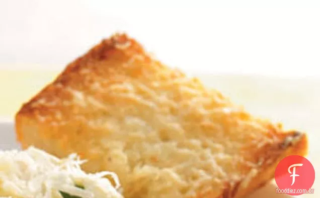 Pão De Alho Amanteigado Com Parmesão