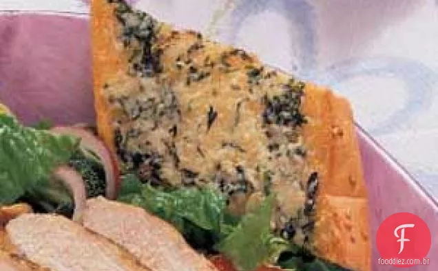 Pão De Manjericão E Alho