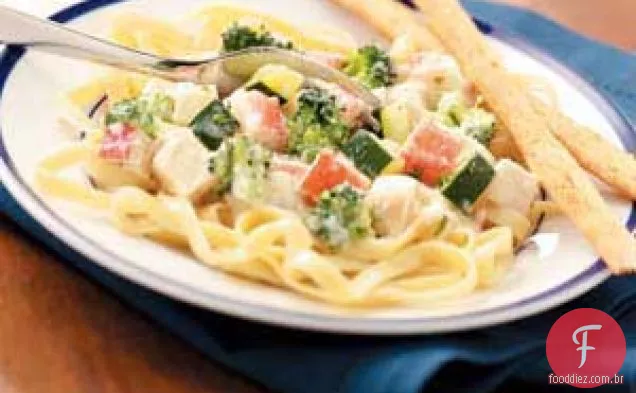 Caranguejo Fettuccine Alfredo