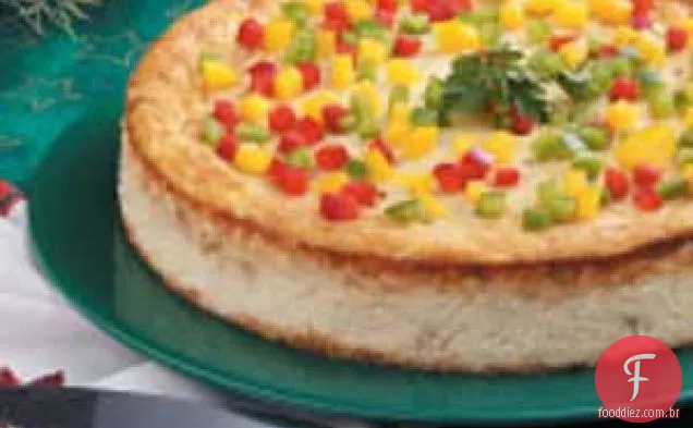 Cheesecake De Aperitivo De Carne De Caranguejo