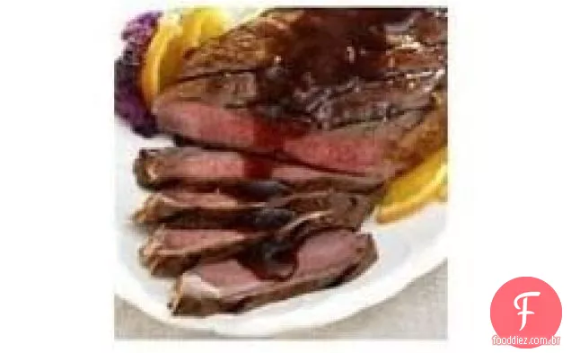 Bife Com Cobertura De Laranja