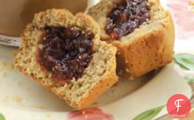 Peanut Butter 'N' Jelly Muffins