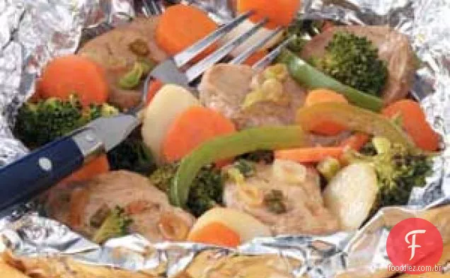 Pork ' N ' Veggie Packets