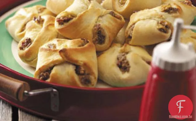 Bacon Cheeseburger Pãezinhos