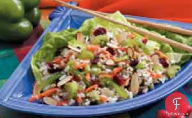 Salada Asiática De Arroz Bulgur