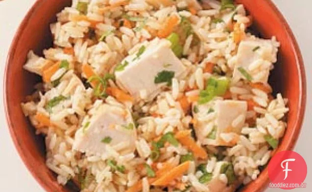 Salada de Frango com Arroz Integral