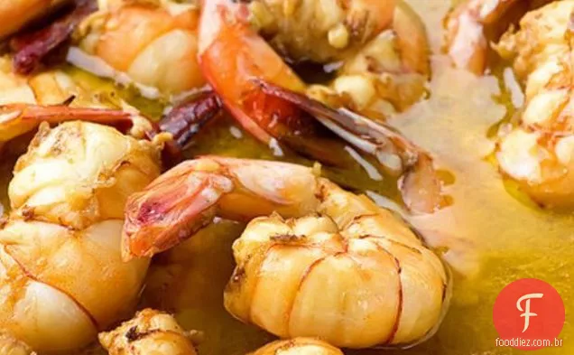 Cheater's Barbeque alho camarão e um concurso de livro de receitas