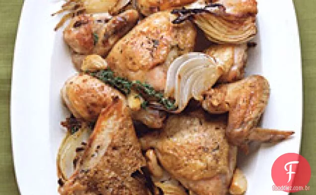 Frango Com Cebola E Alho