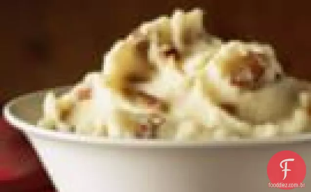 Purê De Batatas Com Bacon E Alho
