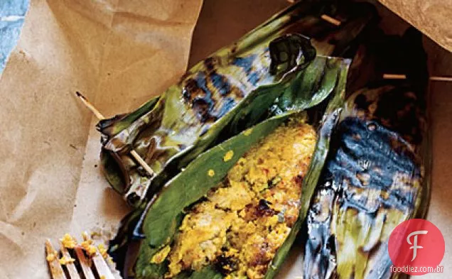 Otak Otak (Quenelles De Peixe Grelhado)