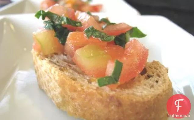 Grão Integral Alho Torrado Bruschetta