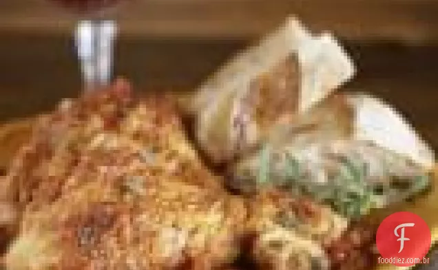 Cacciatore De Frango Com Molho De Alho Assado