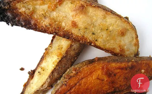 Garlicky Forno Batatas Fritas