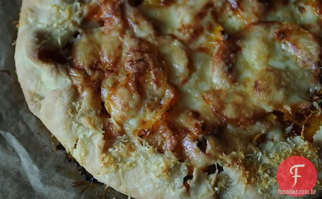 Abóbora E Alho Assado Galette