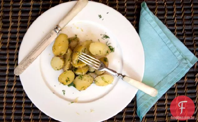 Salada De Batata Com Limão E Endro