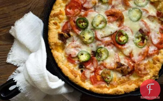 Torta De Tomate Com Bacon E Jalapeños