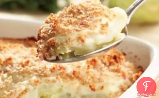 Couve-Rábano E Presunto Gratinado