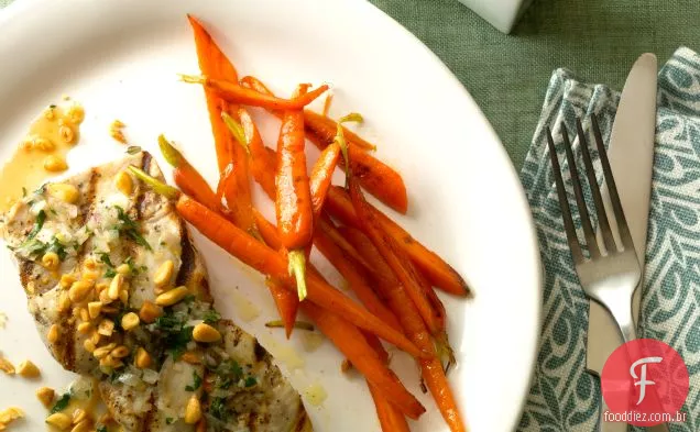 Mahimahi com molho de vinho branco Herbado