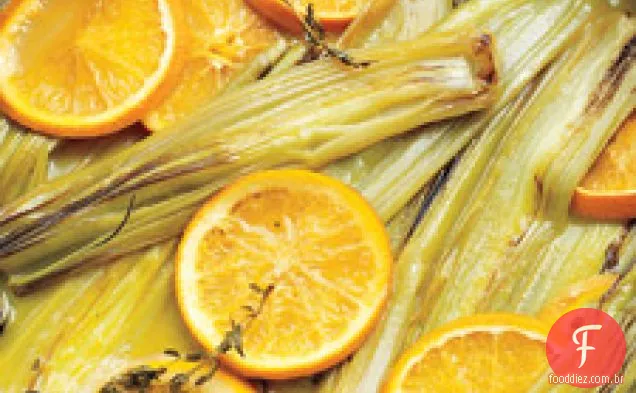 Alho-Poró Refogado Com Laranja
