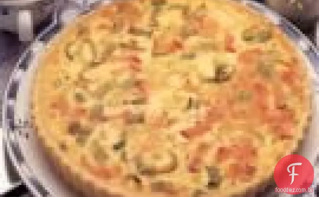 Alho-Poró E Quiche De Bacon Canadense