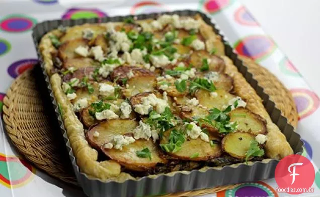 Receita De Torta De Alho-Poró De Batata