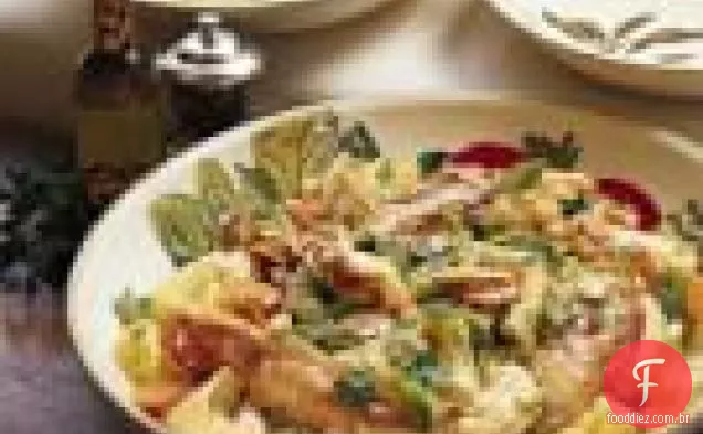 Pappardelle Com Lagosta, Alho-Poró E Óleo De Trufa Branca