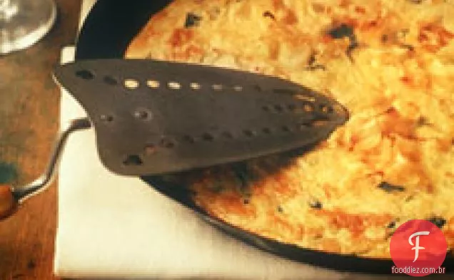 Tomate Verde E Alho-Poró Frittata