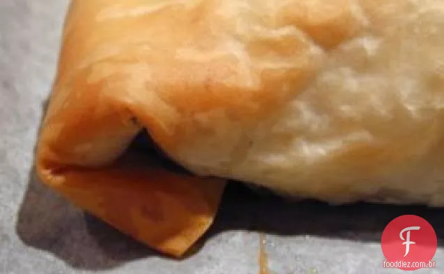 Alho-Poró E Damasco Strudel Com Pinenuts