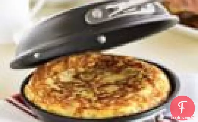 Alho-Poró, Batata E Gruyère Frittata