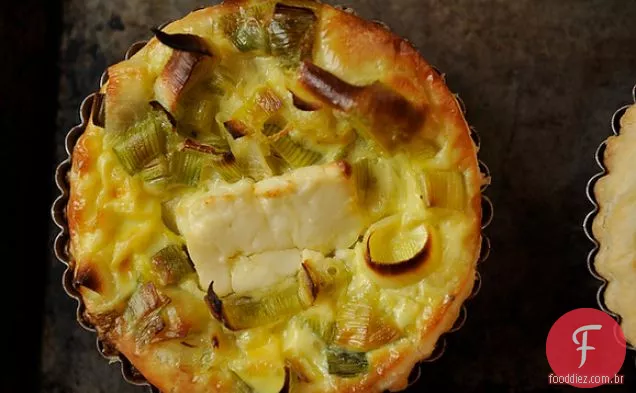 Alho-Poró, Limão E Quiche Feta