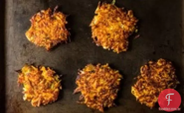Purê De Batatas Com Alho-Poró E Espinafre