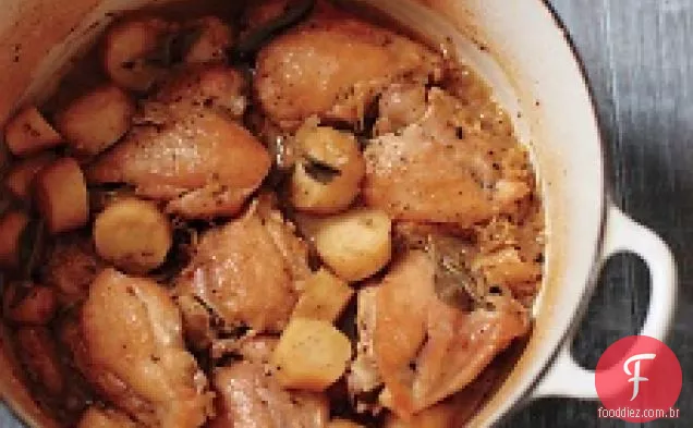 Frango Refogado E Pastinaga