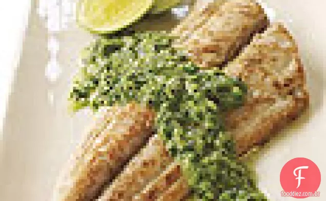 Mahi-Mahi com Chutney de coentro fresco