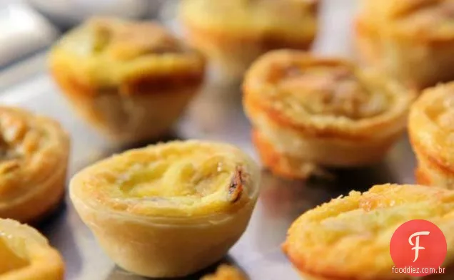 Mini Alho-Poró Quiches