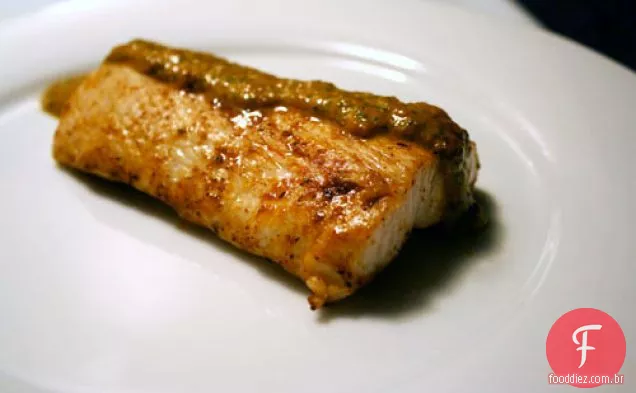 Jantar Esta Noite: Mahi Mahi Com Coentro Pesto