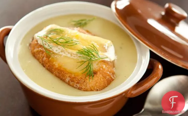 Sopa De Batata E Alho-Poró